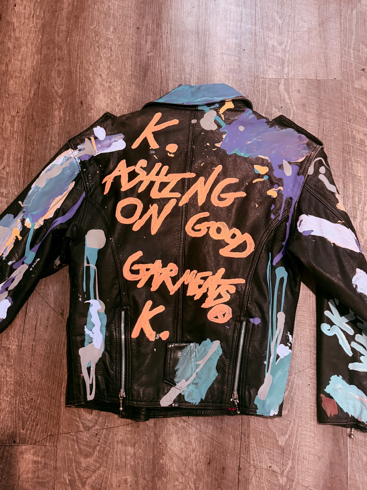 CURRENTLY ASHING ON GOOD GARMENTS K. JACKET
